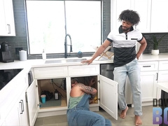 DownlowBoys - Plumber Riley Mitchel Come To Fix Jock's Pipes & Gets Pounded
