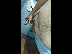Very Hot and Sexy cumming in the bathroom big cook fucking