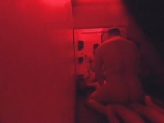 Bulgarian guy fucked in sauna by german fat man !