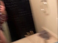 Lad after bathroom solo have fun