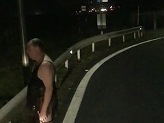 Sissy at the roadside