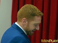 Suit and tie Welcum Leander and Shane Jackson analfucking