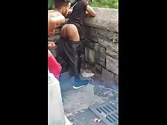 Exhibitionist Fuck in Public Park