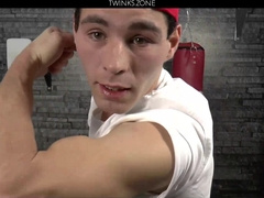 Muscle Flexing Massage Handjob Jakub Smolik
