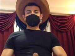 Messy steamy dude jerks and sends this vid to his stepbrother