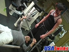 Gym workout turns spicy as twink LT rides Jaydens hard thick meat