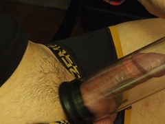My Bf Plays with a Vacuum Pump, Drains and Shoots A Load