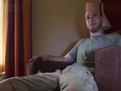 Str8 guy Benjamins 1st gay bj