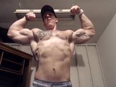 verbal muscle dom shows off