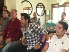 Watch this steamy stripper get her mouth stuffed with meaty shaft