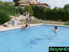 BoysHD.com - Hot bareback threesome with three incredibly playful and horny twinks