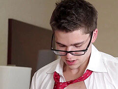 two steaming conservative men have a sensual bedroom fucking