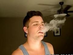 Dustin Fitch loves to smoke when he plays solo