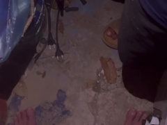 Helping mitt. Help my mate shoot a hefty blast in the garage late at night.