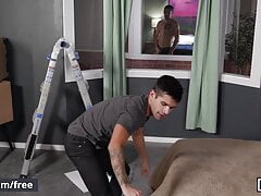 Ty Mitchell's Back Hurts Then Reese Rideout Comes And Checks His Back By Fucking Him Hard Doggystyle - Men