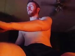 redhead guy on webcam