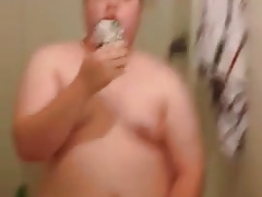 Bear masturbation bathroom