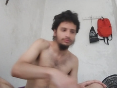 Guy makes a mukbang with a bacon pizza amsr fun self elation