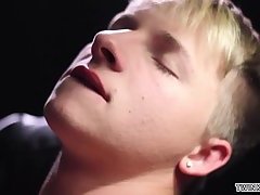 Hot twink rimjob with cumshot