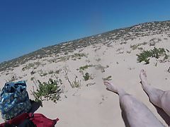 Shooting My Load On The Beach