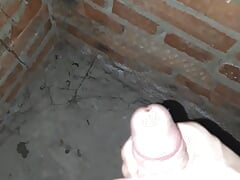 Unloaded the sperm in the corner
