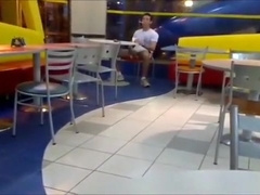 masturbating in fast food restaurant