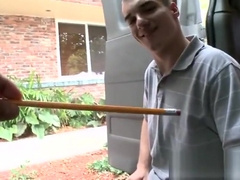 Blindfolded straighty tricked into passionate anal sex