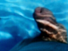 A walk in the pool naked version