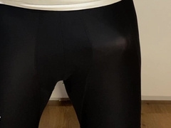 Giant mitts free-for-all jism in taut trousers