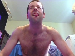 Gay masturbate, step daddy, internal ejaculation