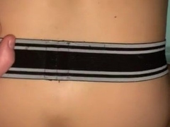 Tagteaming a Whorish Homosexual Bottom Humid in Jockstrap with Bf