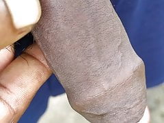 Morning Darshan,  Big Desiboy Penis Shakes in Terrace pisses
