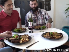 Hunk stepdads Markus Kage and Beau Reed swapping their hot stepsons