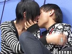 Tattooed emo fucks his super tight boyfriend bareback