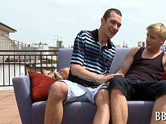 faggot man gives lusty ass-fuck lickings