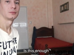 Young gay latino breeding and blowing for money and pleasure