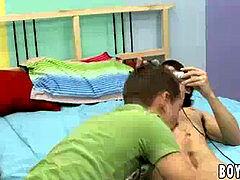 hardly barely legal boy is rewarded with cum on his face after anal