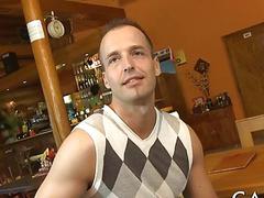 Bar flys hookup for the night to bang each other's brains