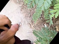 BigDaddys very risky wank at highway parking lot with CumShoot - Cumpisode 1