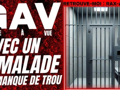 A shirtlifter stud gets ravaged in a custody cell by a mischievous stud