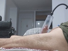 Disabled Guy with Pumper