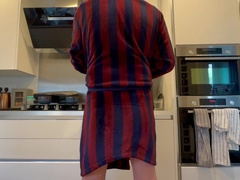 Morning coffee but my giant manhood determined it needed to spunk