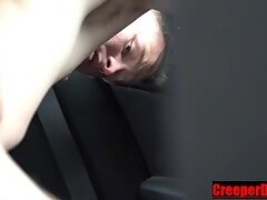 Sweaty Markus Kage bareback a boy in the car