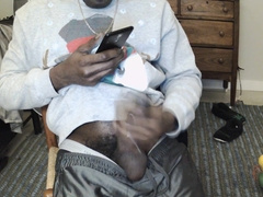 BIG BLACK COCK Busting Ginormous One