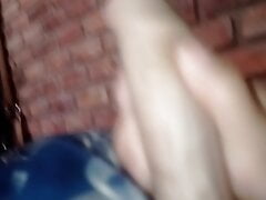 I masturbate on my feet with toys and milk