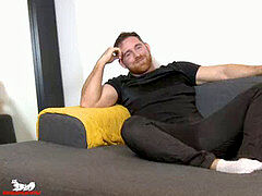 Jonas' torso tightens, his pouch disappear & his spunk-pump slobbers