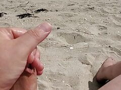 Alone having lots of FUN  at the beach