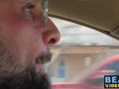 Kinky bear has steamy fuck session with bearded young cub