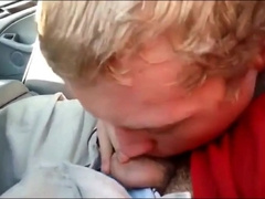 young twink sucks dick in car and swallows25