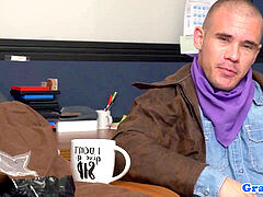 3 wolf booty-fucked at costumed office party